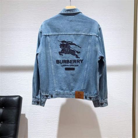 replica burberry men jacket|burberry denim jacket men's.